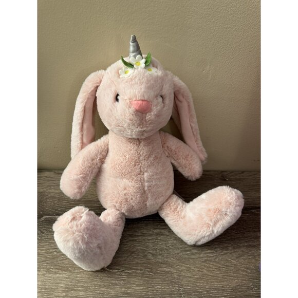 Animal Adventure Pink Unicorn Bunny Rabbit Soft Plush CS13 - Picture 1 of 4
